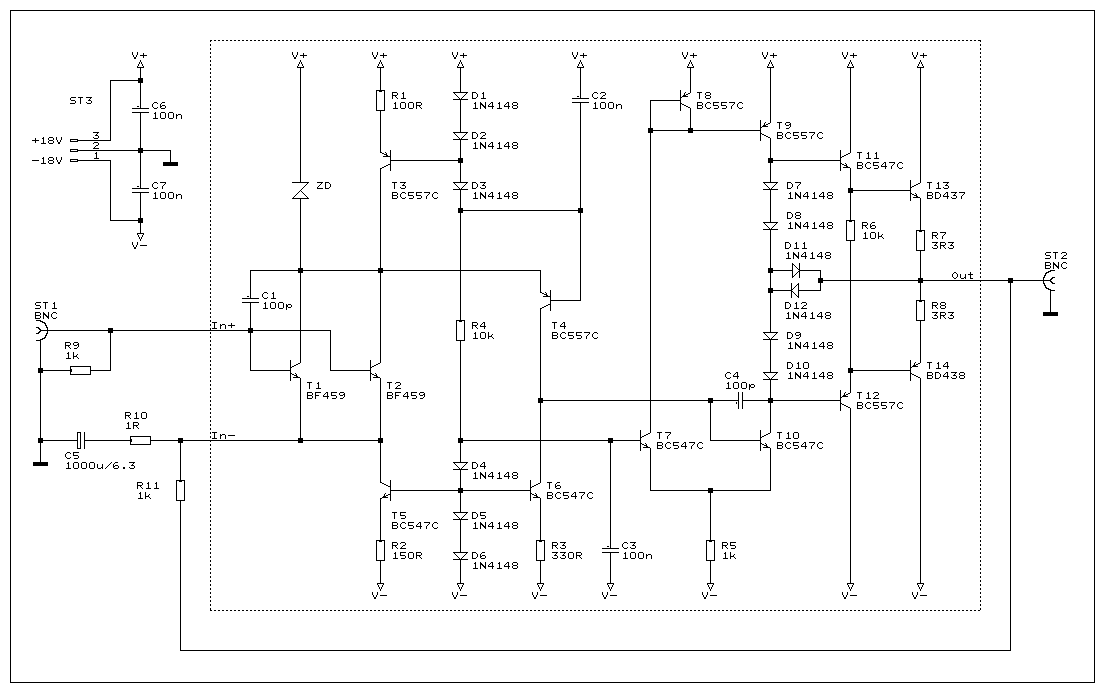 The Ultra-low Noise Circuit Diagram